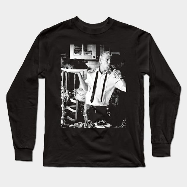 Anthony Bourdain Global Journeys Long Sleeve T-Shirt by GodeleineBesnard